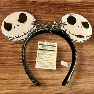 Tokyo Disney Nightmare Before Christmas Jack Skellington Mickey Ears Headband